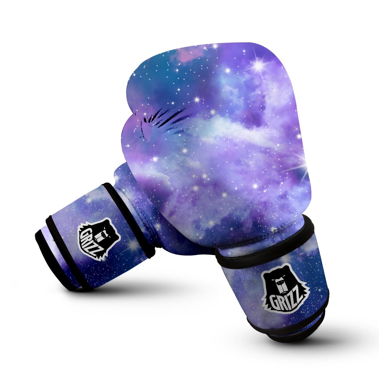 Purple Universe Galaxy Boxing Gloves-grizzshop
