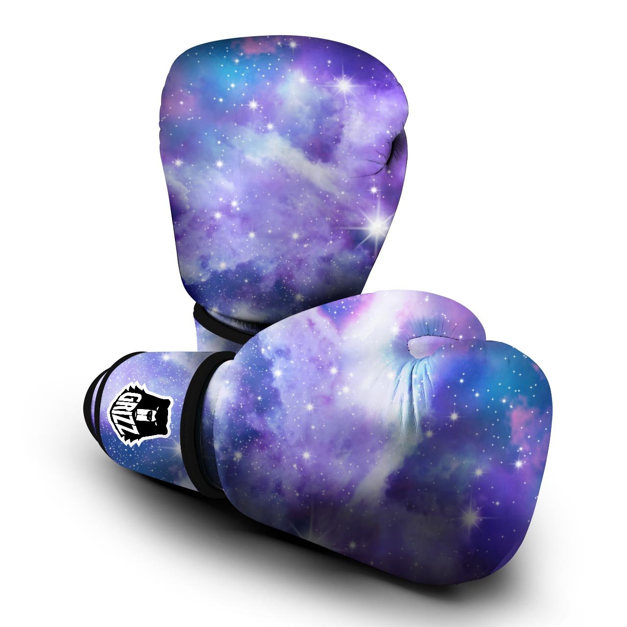 Purple Universe Galaxy Boxing Gloves-grizzshop