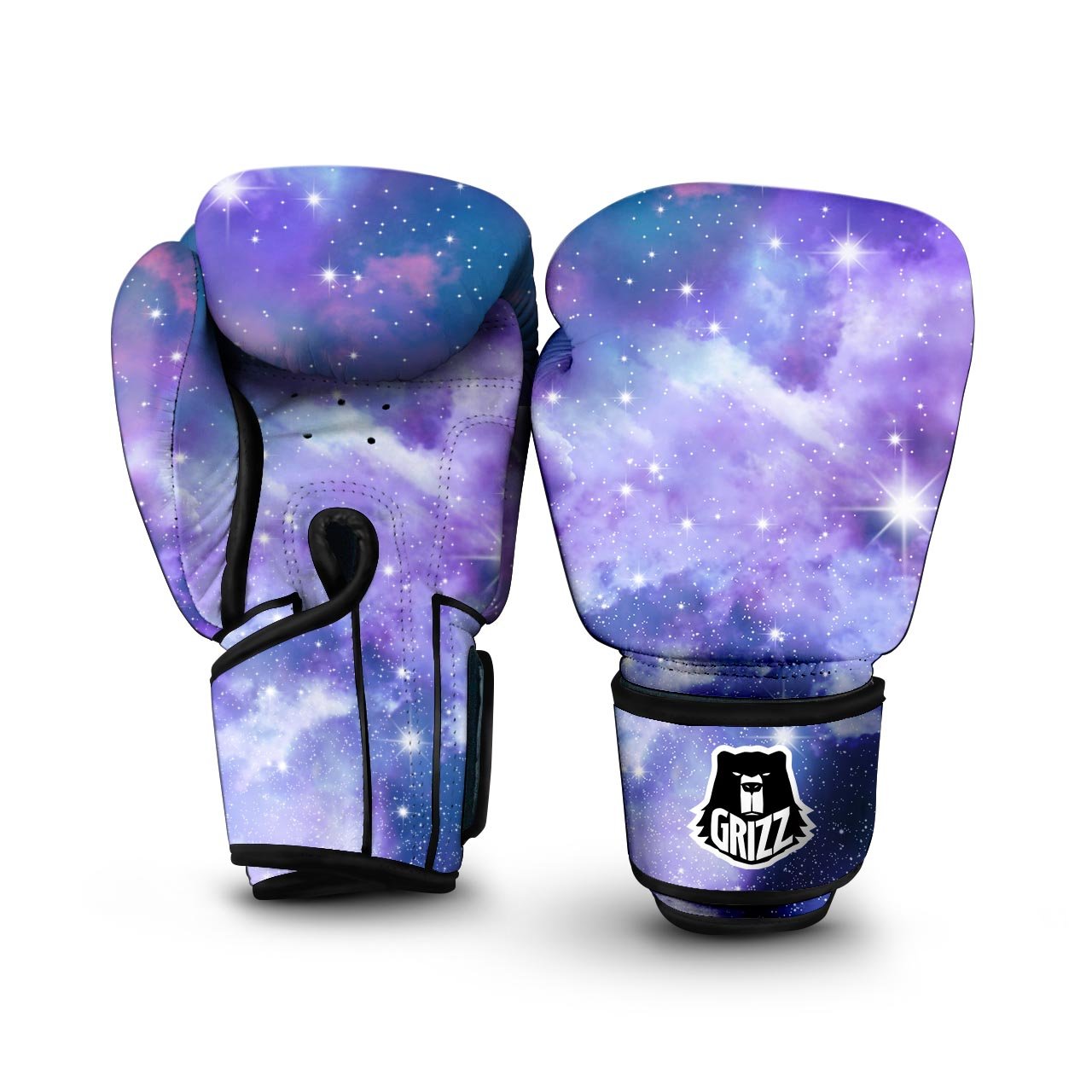 Purple Universe Galaxy Boxing Gloves-grizzshop
