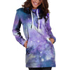 Purple Universe Galaxy Hoodie Dress-grizzshop