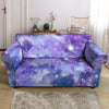 Purple Universe Galaxy Loveseat Cover-grizzshop