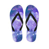 Purple Universe Galaxy Men's Flip Flops-grizzshop