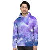 Load image into Gallery viewer, Purple Universe Galaxy Men&#39;s Hoodie-grizzshop