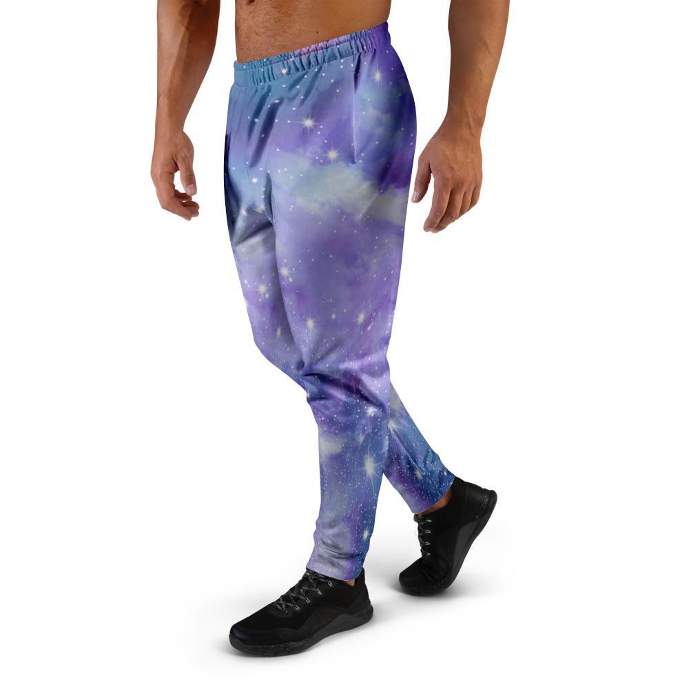 Purple Universe Galaxy Men's Joggers-grizzshop