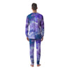 Purple Universe Galaxy Men's Pajamas-grizzshop