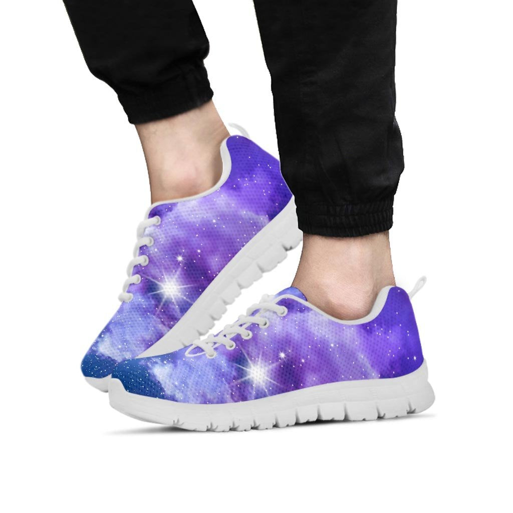 Purple Universe Galaxy Men's Sneakers-grizzshop