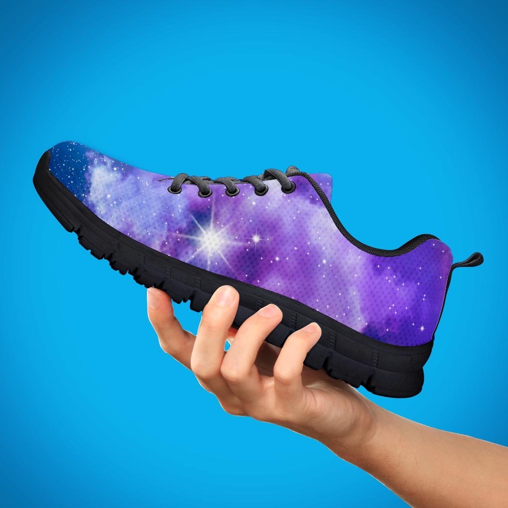 Purple Universe Galaxy Men's Sneakers-grizzshop