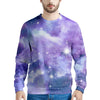 Purple Universe Galaxy Men's Sweatshirt-grizzshop