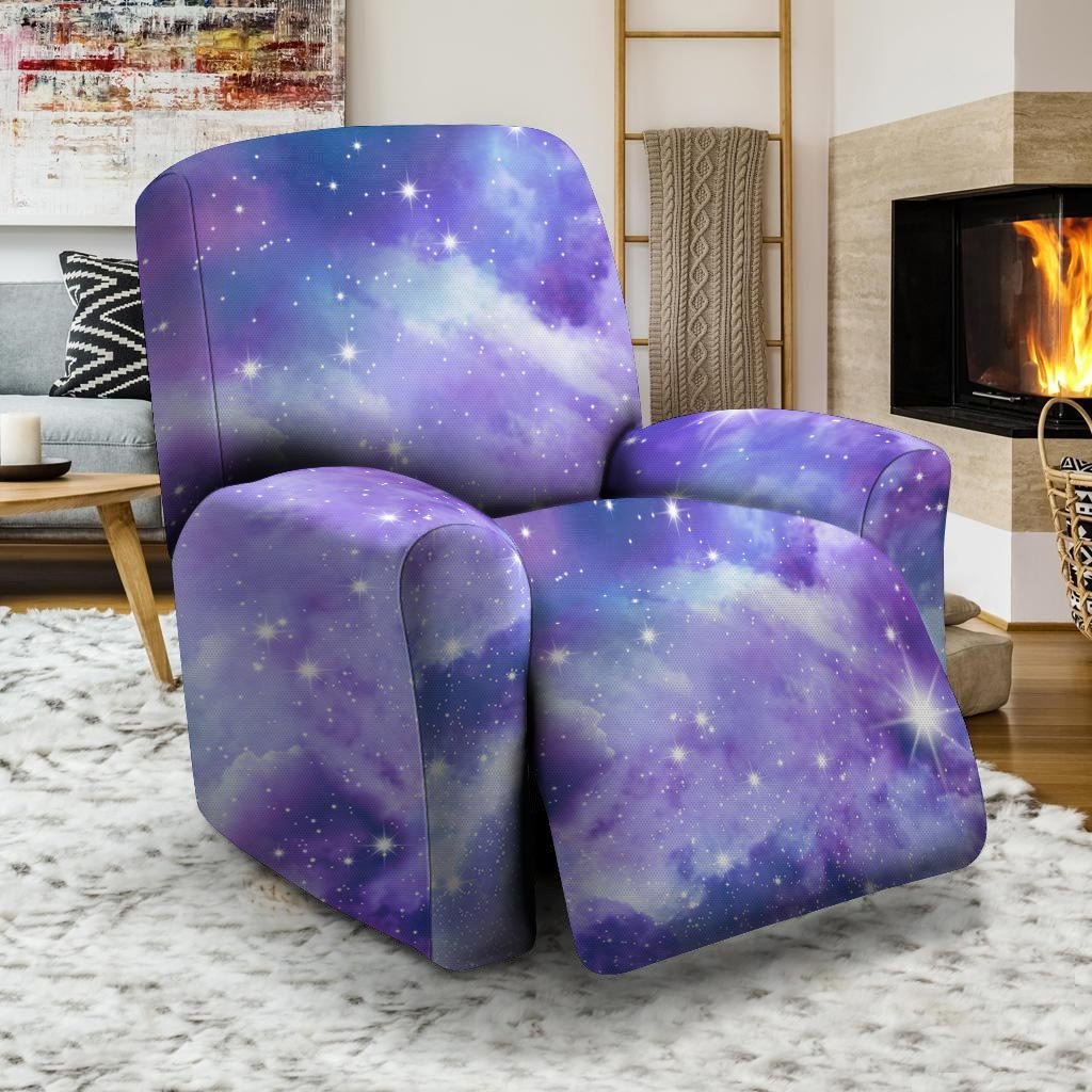 Purple Universe Galaxy Recliner Cover-grizzshop