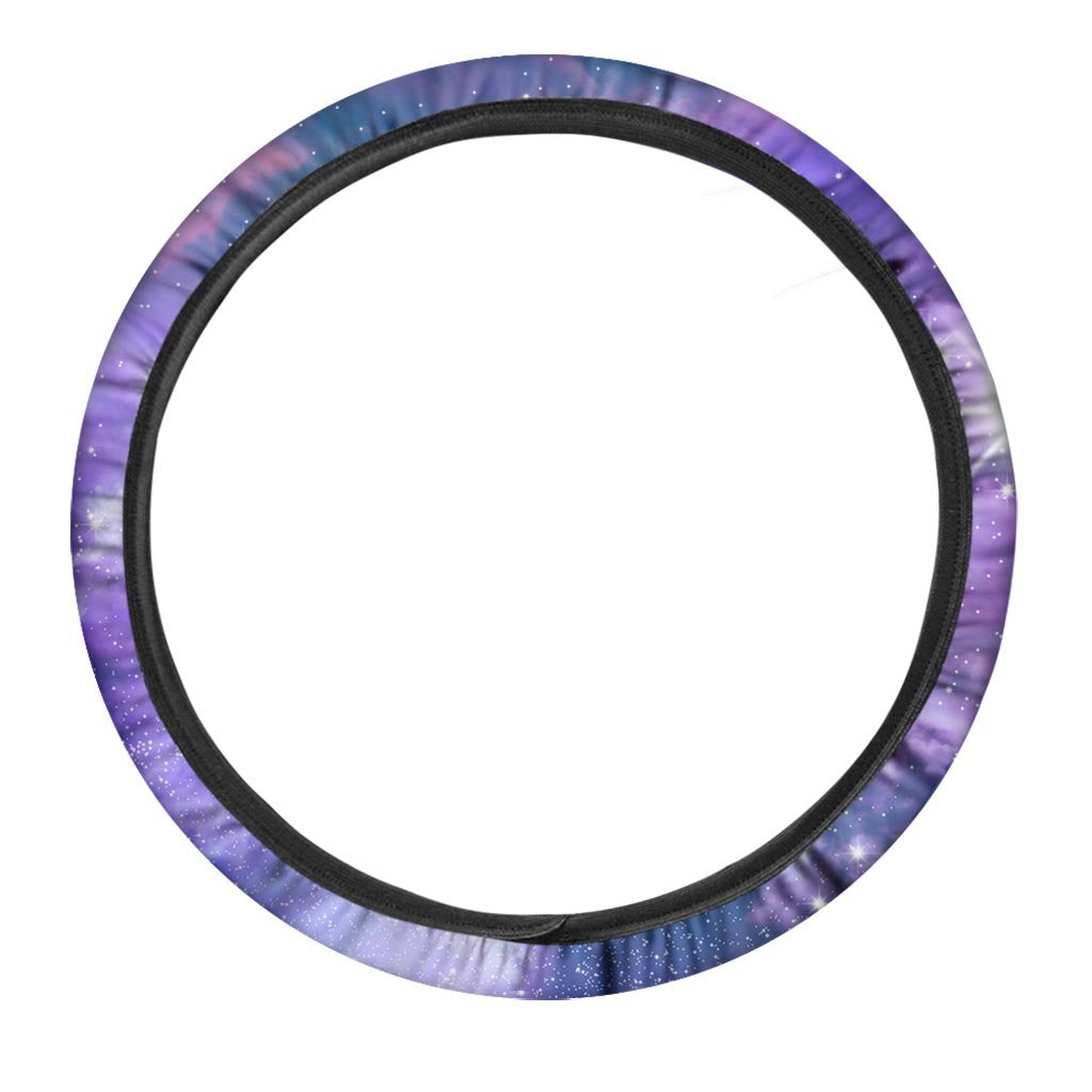 Purple Universe Galaxy Steering Wheel Cover-grizzshop