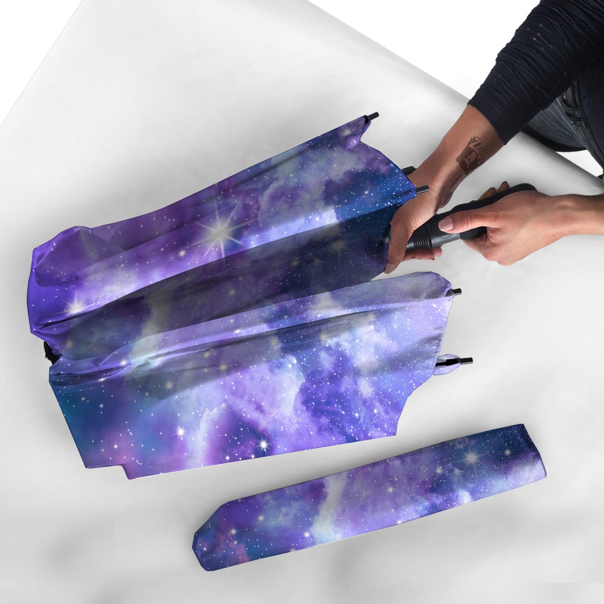 Purple Universe Galaxy Umbrella-grizzshop