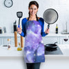 Purple Universe Galaxy Women's Apron-grizzshop