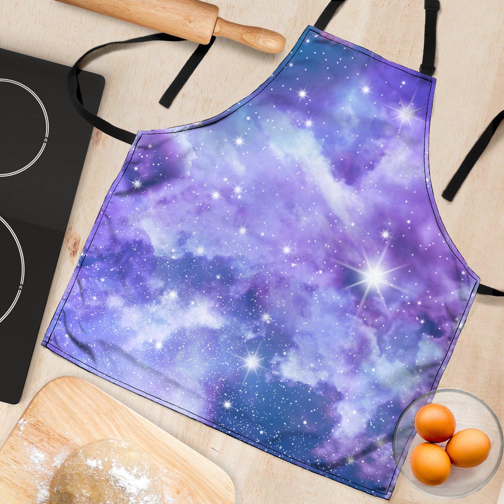 Purple Universe Galaxy Women's Apron-grizzshop