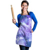 Purple Universe Galaxy Women's Apron-grizzshop