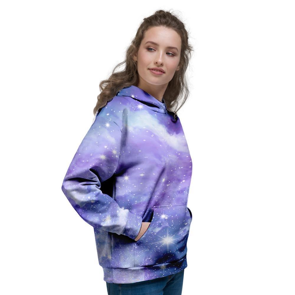 Purple Universe Galaxy Women's Hoodie-grizzshop