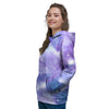 Purple Universe Galaxy Women's Hoodie-grizzshop