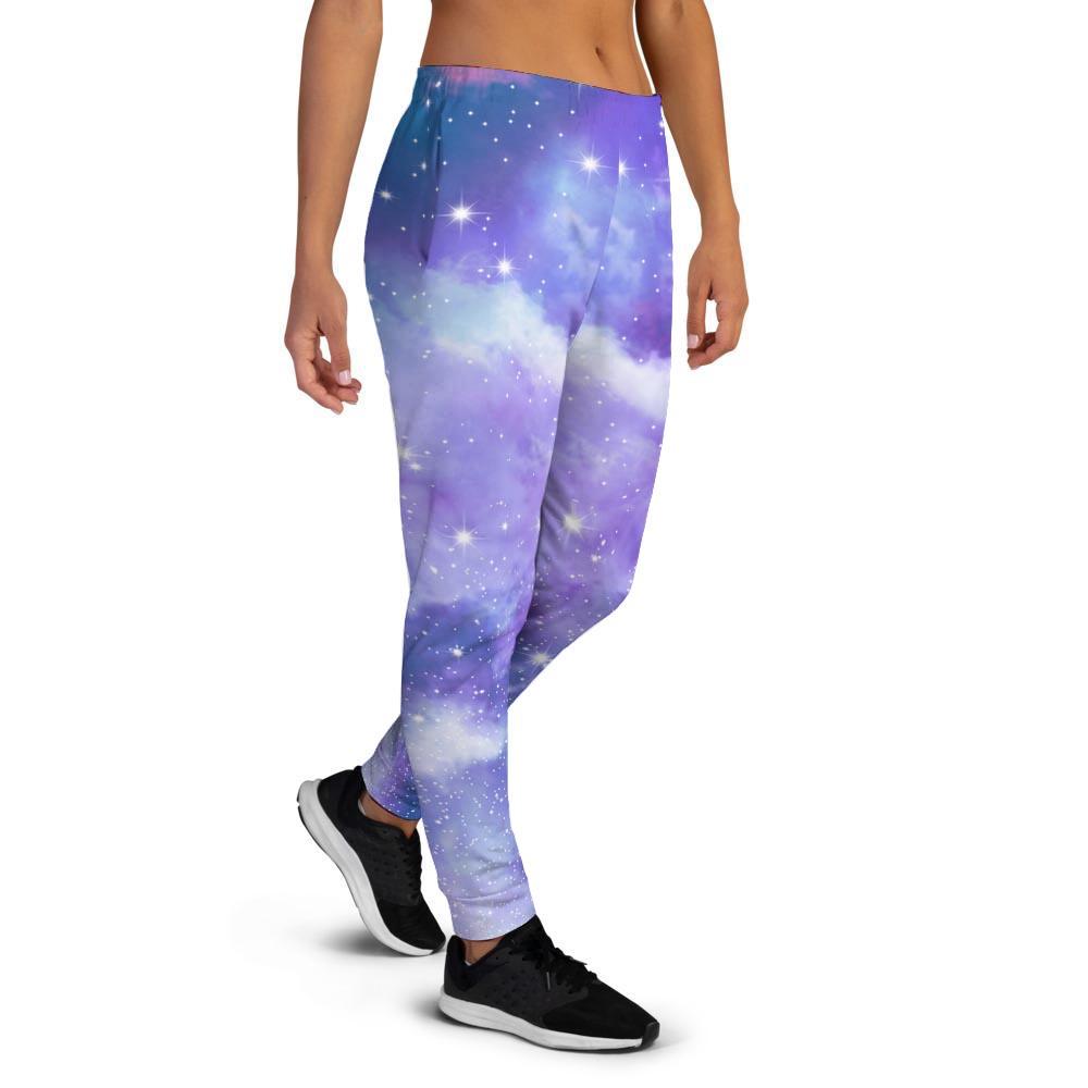 Purple Universe Galaxy Women's Joggers-grizzshop