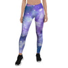 Purple Universe Galaxy Women's Leggings-grizzshop