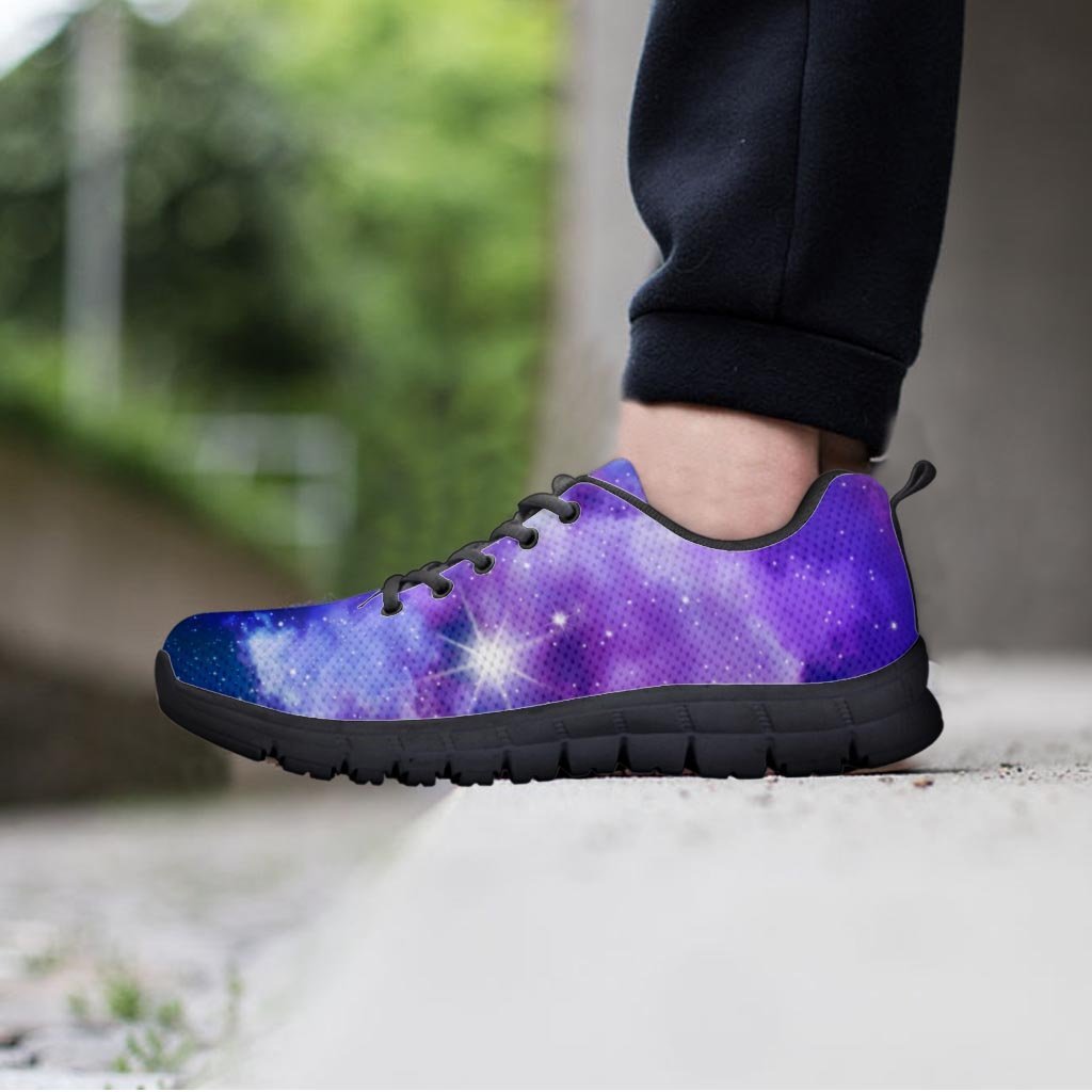 Purple Universe Galaxy Women's Sneakers-grizzshop