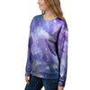 Purple Universe Galaxy Women's Sweatshirt-grizzshop