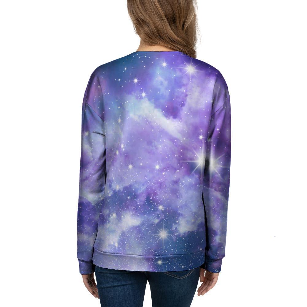 Purple Universe Galaxy Women's Sweatshirt-grizzshop