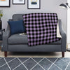 Purple Violet Plaid Blanket-grizzshop