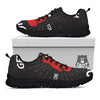 Put On Your Boxing Gloves Print Black Sneaker-grizzshop