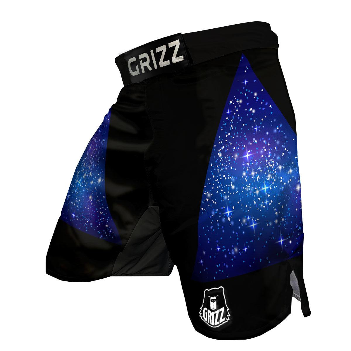 Pyramid Galaxy Print MMA Shorts-grizzshop