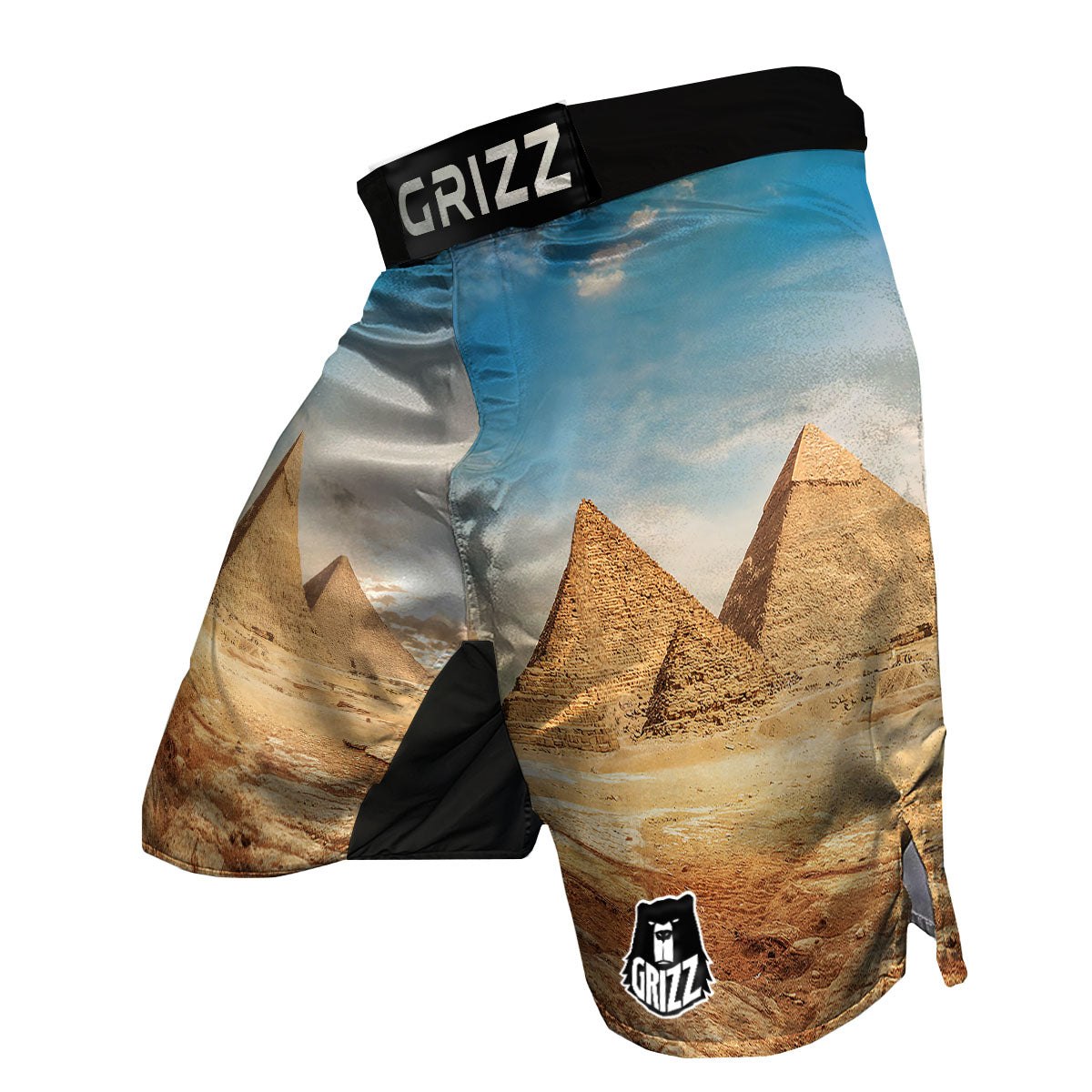 Pyramid Giza Print MMA Shorts-grizzshop
