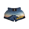 Pyramid Mayan Print Muay Thai Boxing Shorts-grizzshop