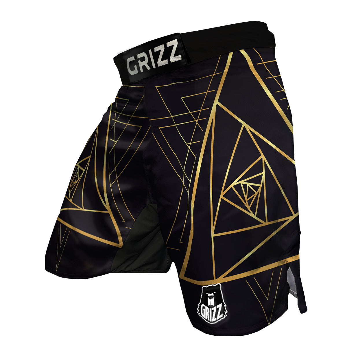 Pyramid Rose Print MMA Shorts-grizzshop