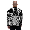 Pyramid UFO Print Men's Bomber Jacket-grizzshop