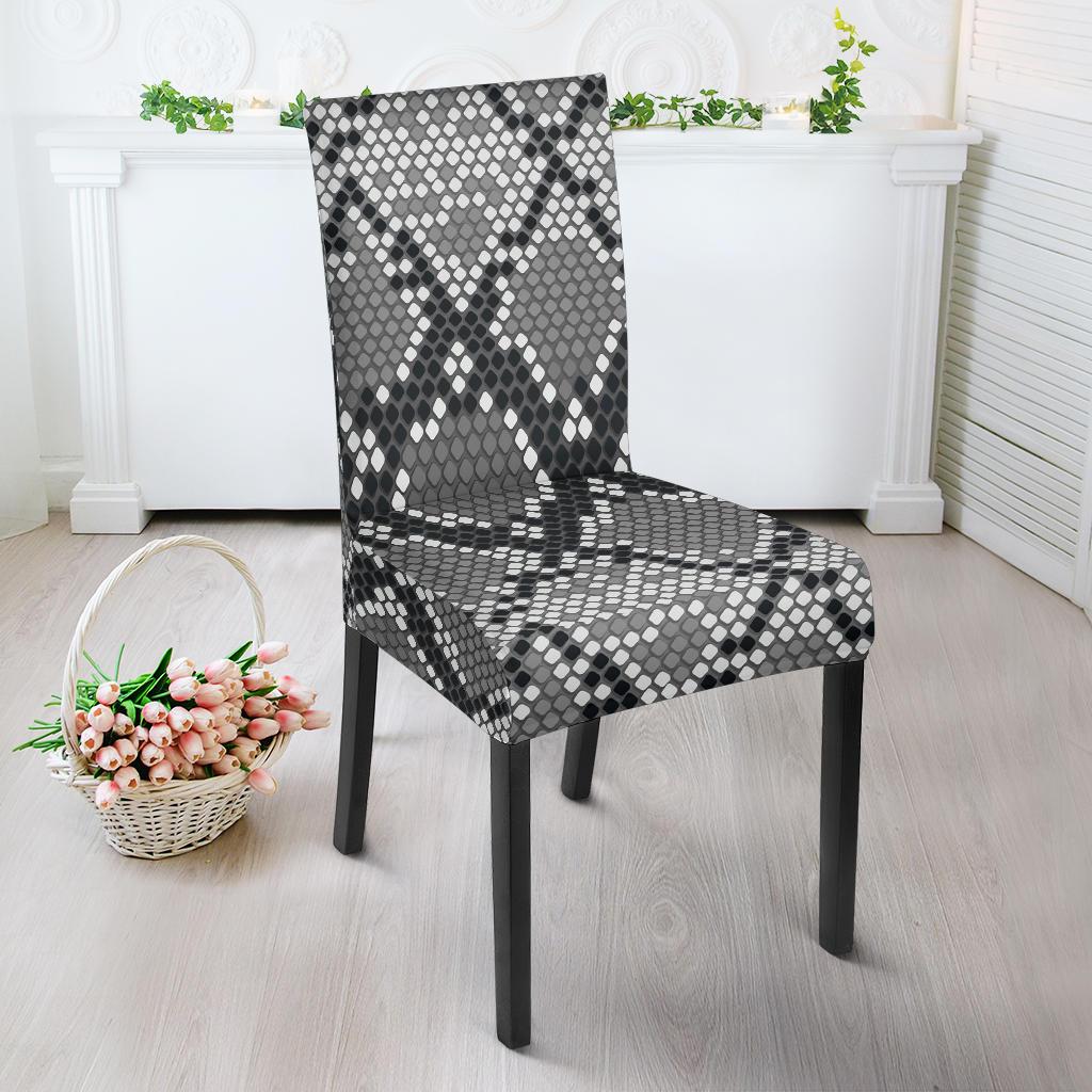 Python Skin Snakeskin Pattern Print Chair Cover-grizzshop