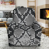 Python Skin Snakeskin Pattern Print Recliner Cover-grizzshop