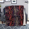 Python Snakeskin Print Blanket-grizzshop