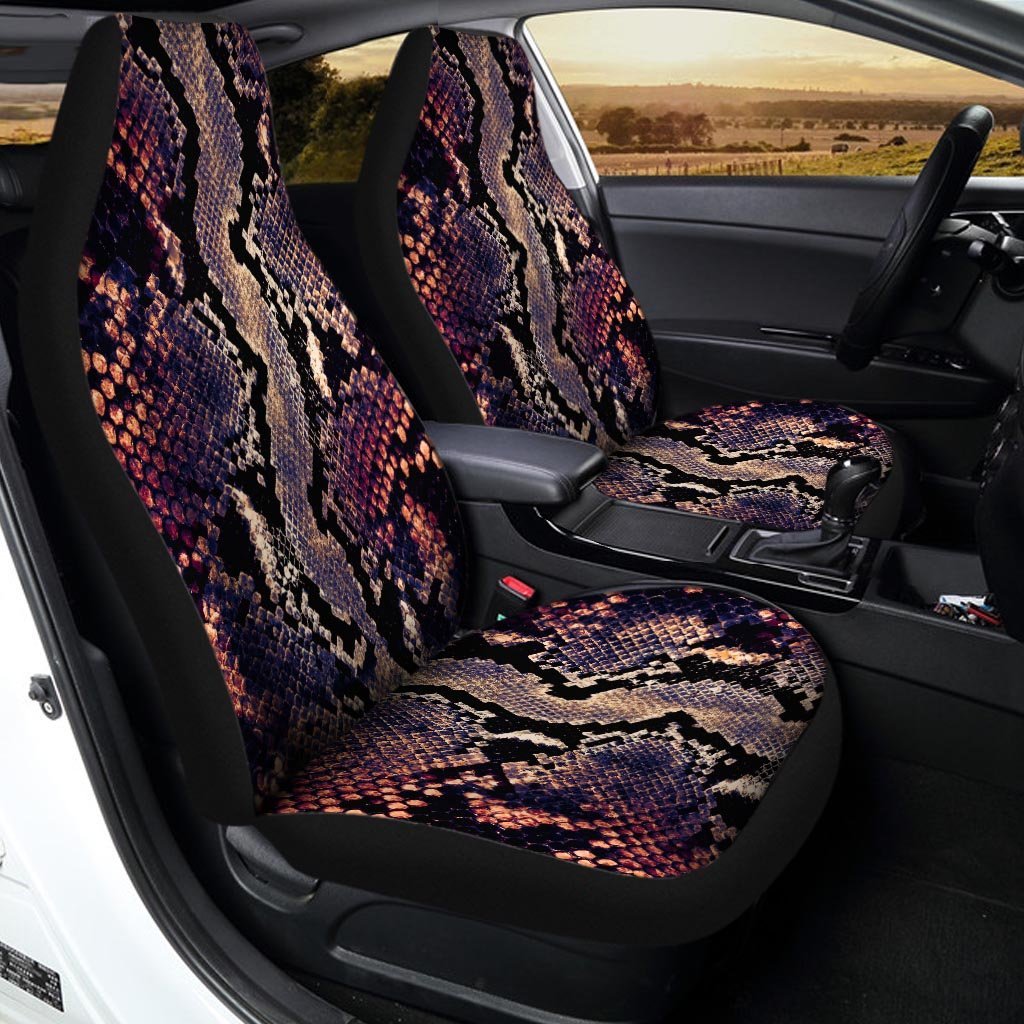 Python Snakeskin Print Car Seat Covers-grizzshop