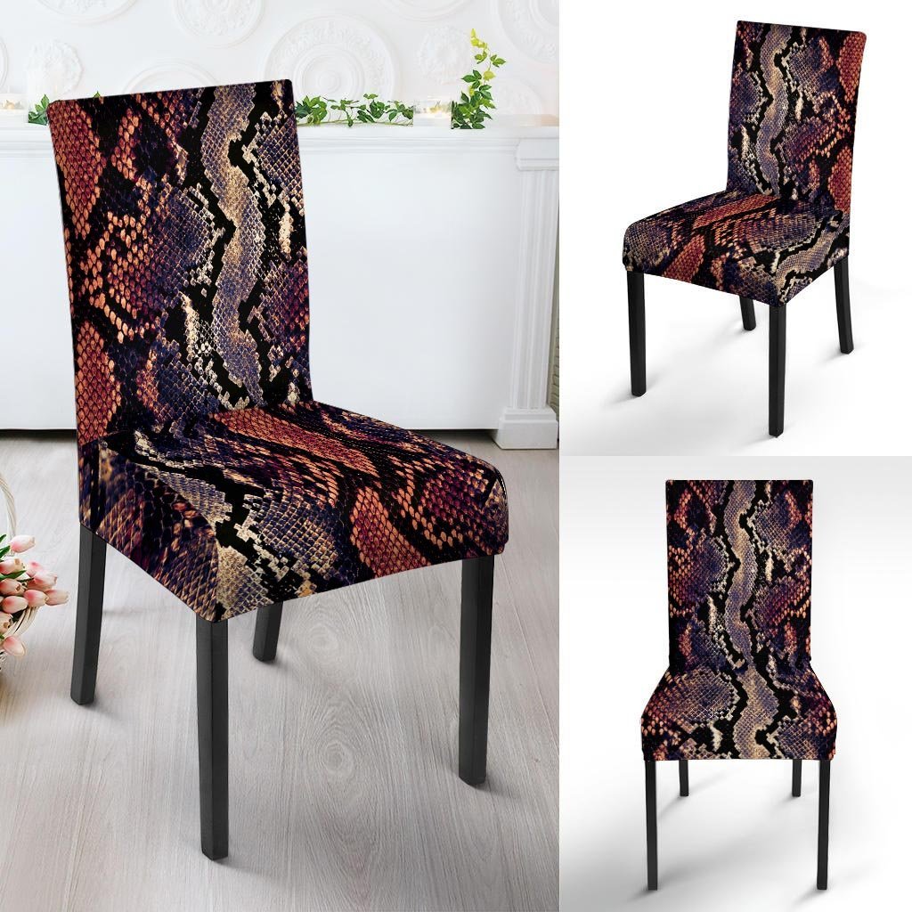Python Snakeskin Print Chair Cover-grizzshop