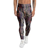 Python Snakeskin Print Men's Leggings-grizzshop