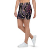 Python Snakeskin Print Mini Skirt-grizzshop