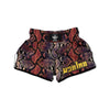 Python Snakeskin Print Muay Thai Boxing Shorts-grizzshop