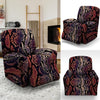 Python Snakeskin Print Recliner Cover-grizzshop