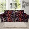 Python Snakeskin Print Sofa Cover-grizzshop