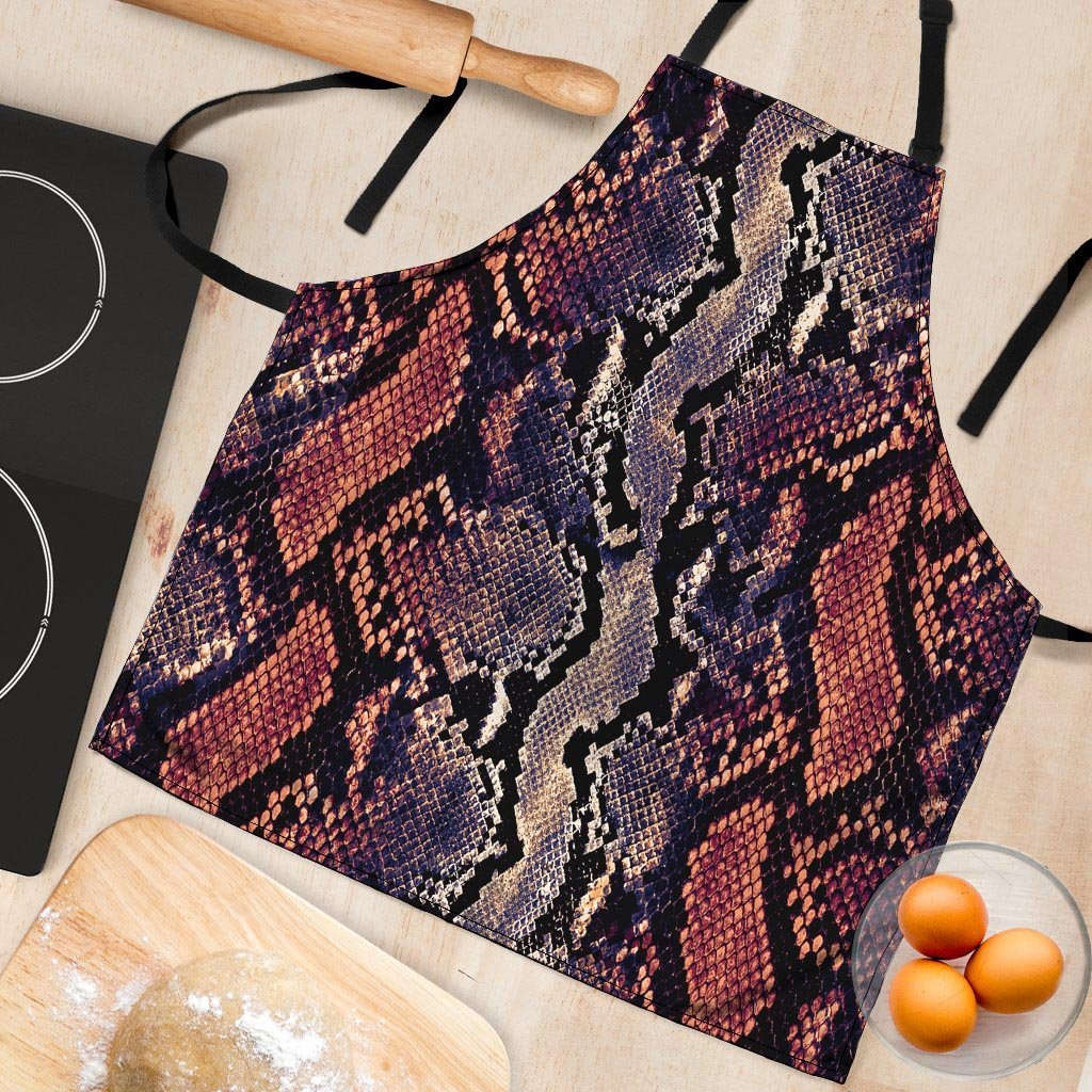 Python Snakeskin Print Women's Apron-grizzshop