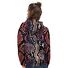 Python Snakeskin Print Women's Hoodie-grizzshop