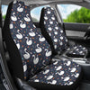 Queen Floral Swan Pattern Print Universal Fit Car Seat Cover-grizzshop