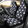 Queen Floral Swan Pattern Print Universal Fit Car Seat Cover-grizzshop