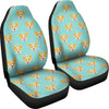 Queen King Corgi Pattern Print Universal Fit Car Seat Cover-grizzshop