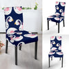 Queen Swan Pattern Print Chair Cover-grizzshop