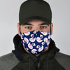 Queen Swan Pattern Print Face Mask-grizzshop