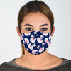 Queen Swan Pattern Print Face Mask-grizzshop